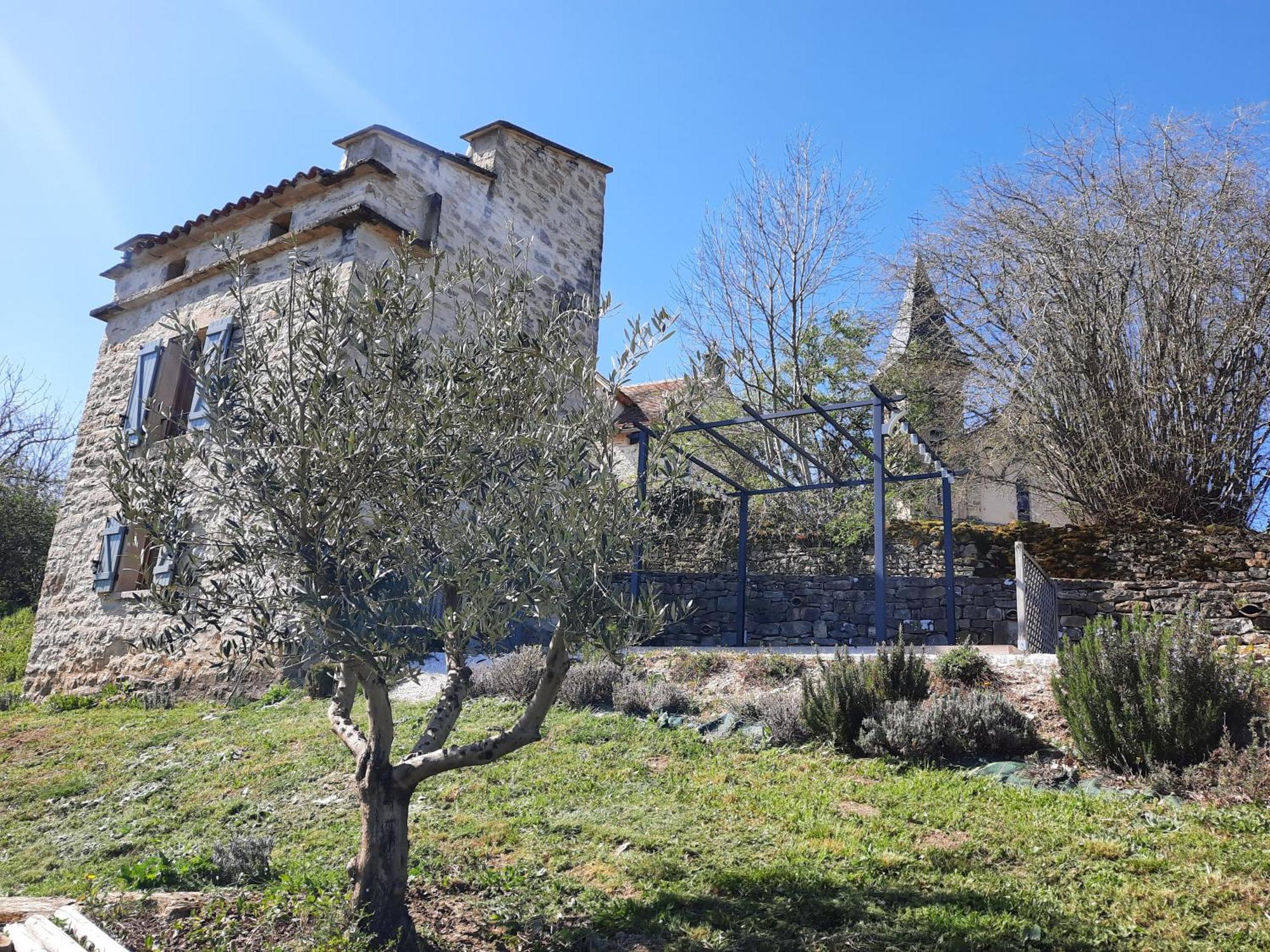 Villa Le Pigeonnier De Felines Caylus Habitación foto
